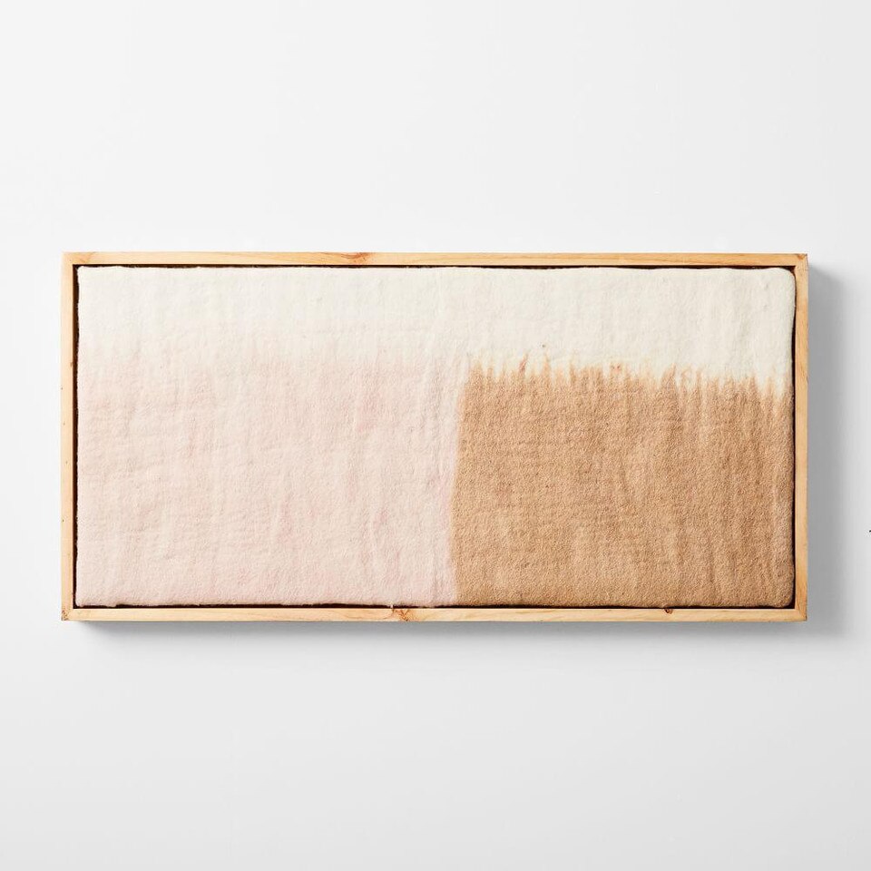 Felt Wall Art Pink west elm Australia
